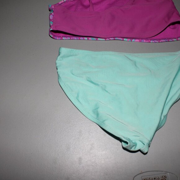 Purple & Blue 2 Pcs Wonder Nation Bikini Swimsuit Size L 10-12 - Picture 7 of 10